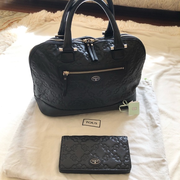 Tous Handbags - Tous Black Matching Bag and Wallet w/ dust bag
